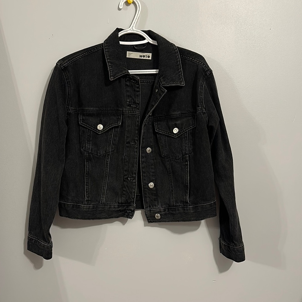 Cropped Topshop Jean Jacket